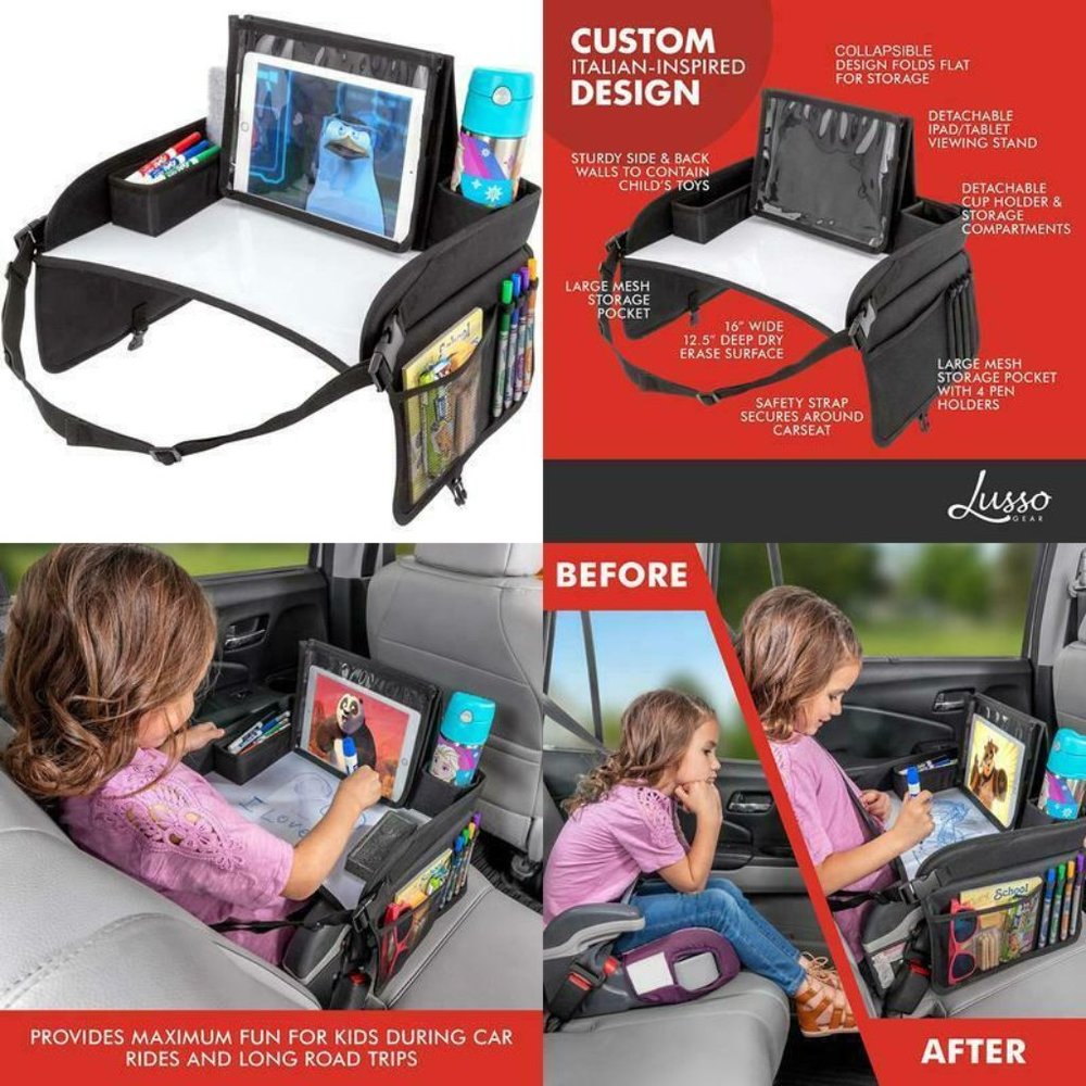 Lusso Gear Kids Travel Tray Inspire Active Toddlers and Big Kids for Years